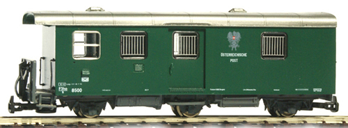 Ferro Train 708-300 - Austrian ÖBB F3ho/s 8500, 3 ax postal car, BWB green